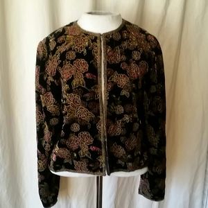 Vintage 1990s Papell Boutique beaded jacket
